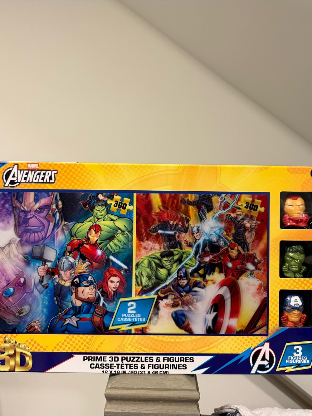 3D Puzzles & Figures Set – Yellow Box